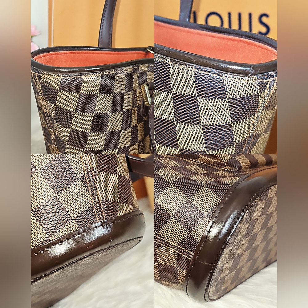 🔥Beautiful Condition🔥 Louis Vuitton Damier Ebene Manosque PM - Picture 3 of 17